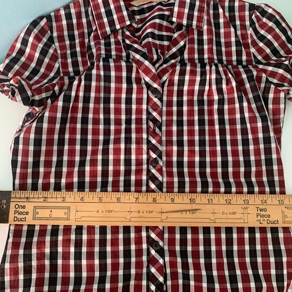 SOLD Scullers Western Plaid Polo Shirt - Picture 7 of 8